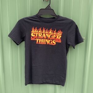 Boys Stranger Things Graphic Comfy Short Sleeve T-Shirt Size M